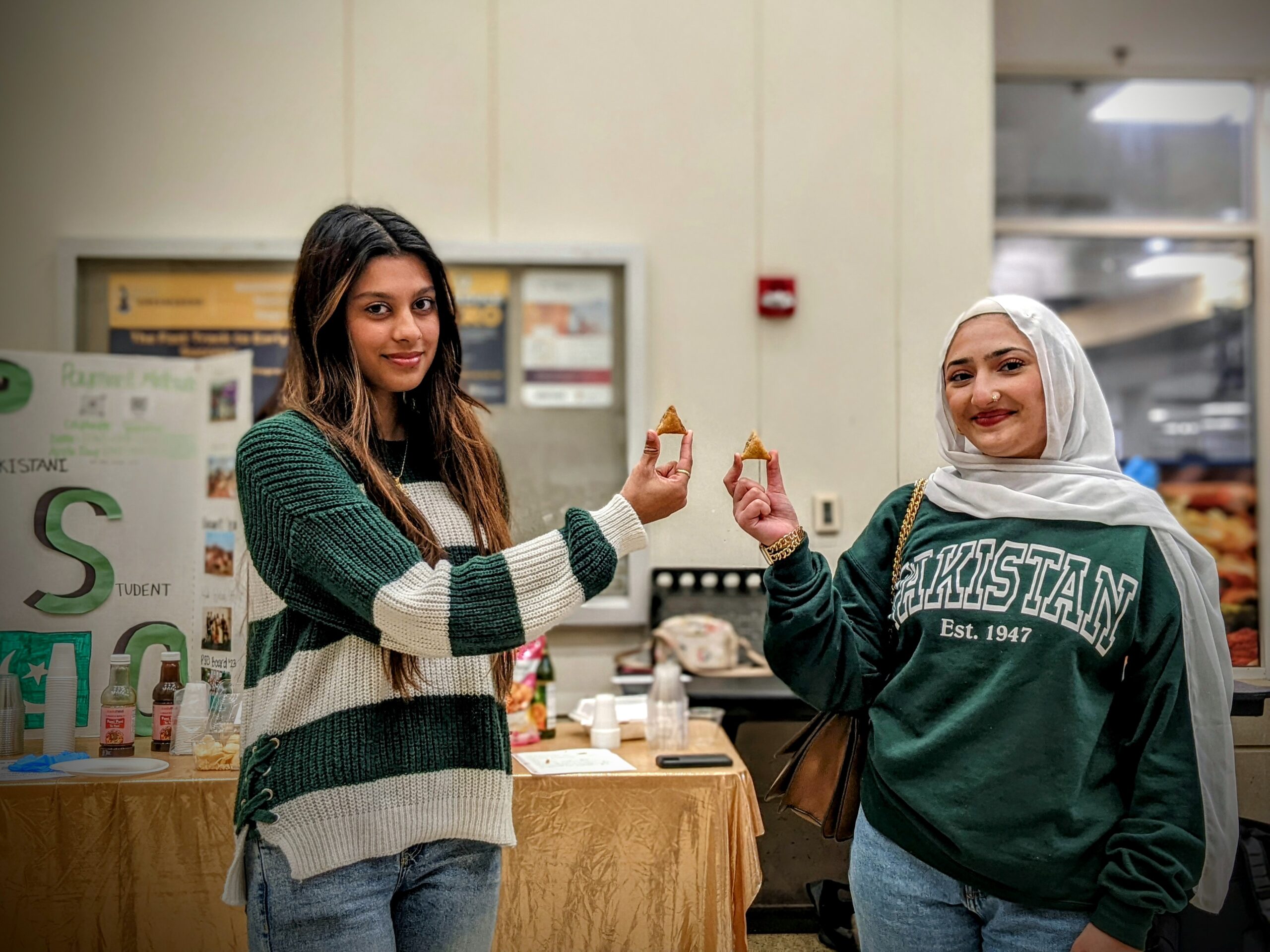 UNCG students sell Pakistani food in the Elliot University Center