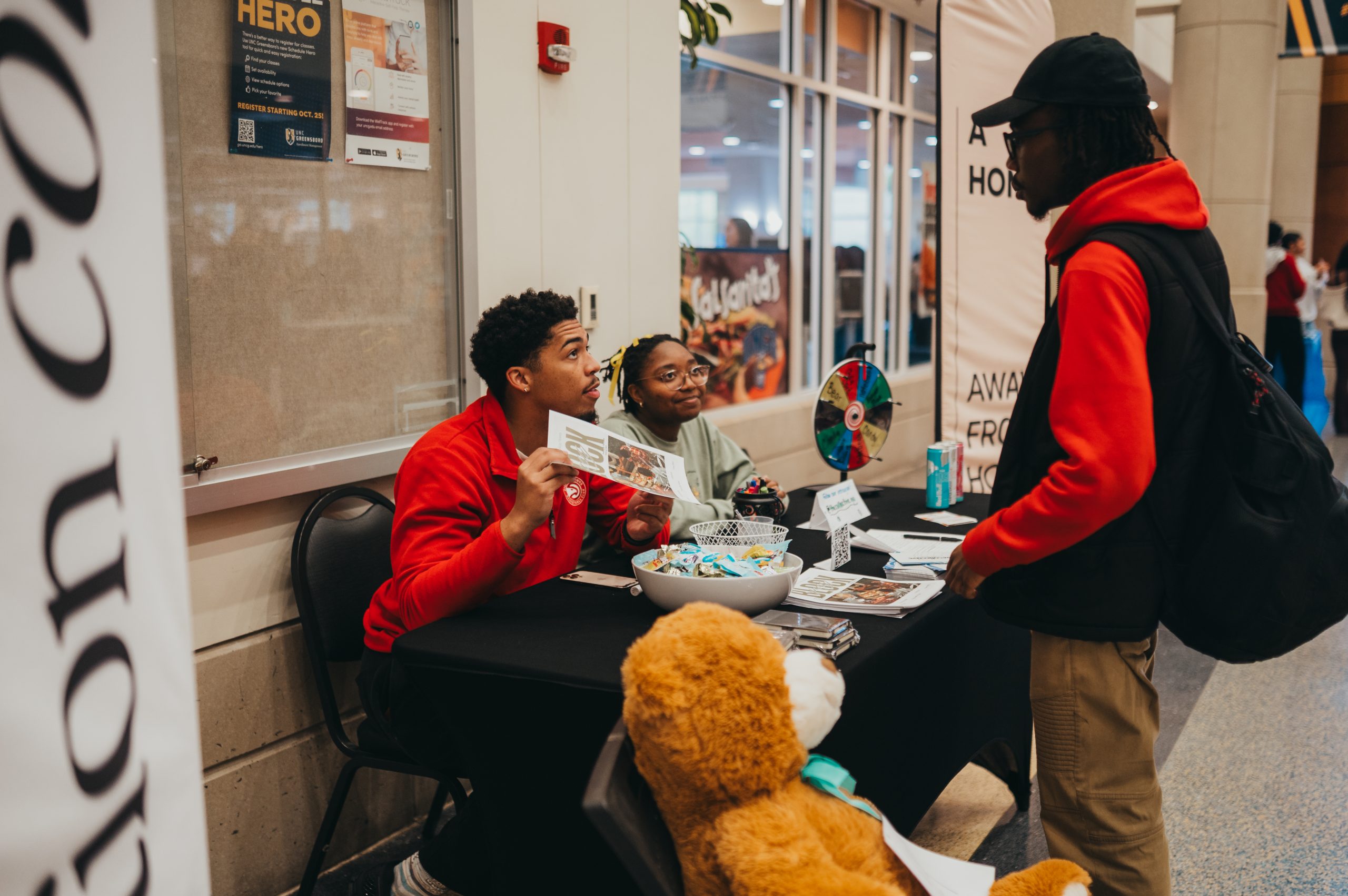 Spartans relax and talk on campus
